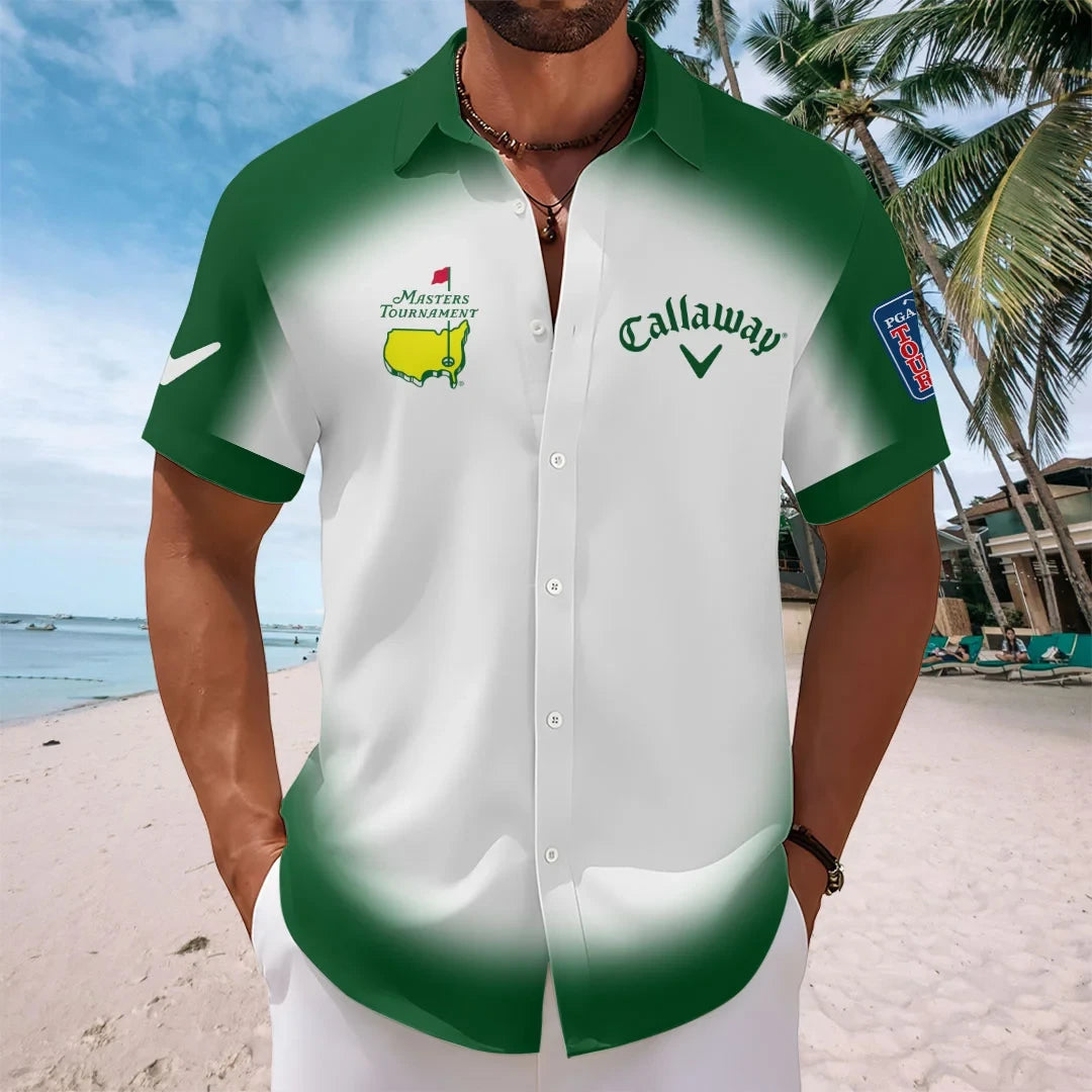 Masters Tournament x Callaway Hawaiian Shirt 108th PGA Championship Clothing Line