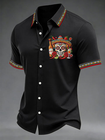 Cinco De Mayo Button Shirt Outfits For Cinco De Mayo Gift For Him