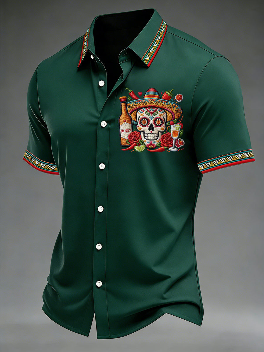 Cinco De Mayo Button Shirt Outfits For Cinco De Mayo Gift For Him