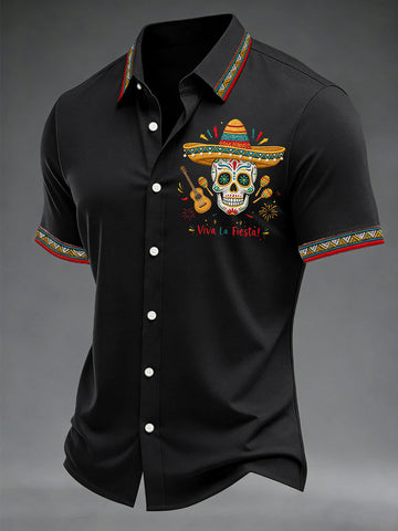 Cinco De Mayo Button Shirt Viva La Fiesta Party Merch Gifts For Husband