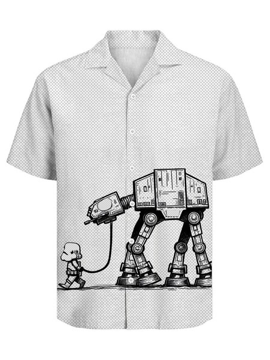 Star Wars Stormtrooper Walking AT-AT Pet Hawaiian Shirt Star Wars Merch Gift For Movie Fans