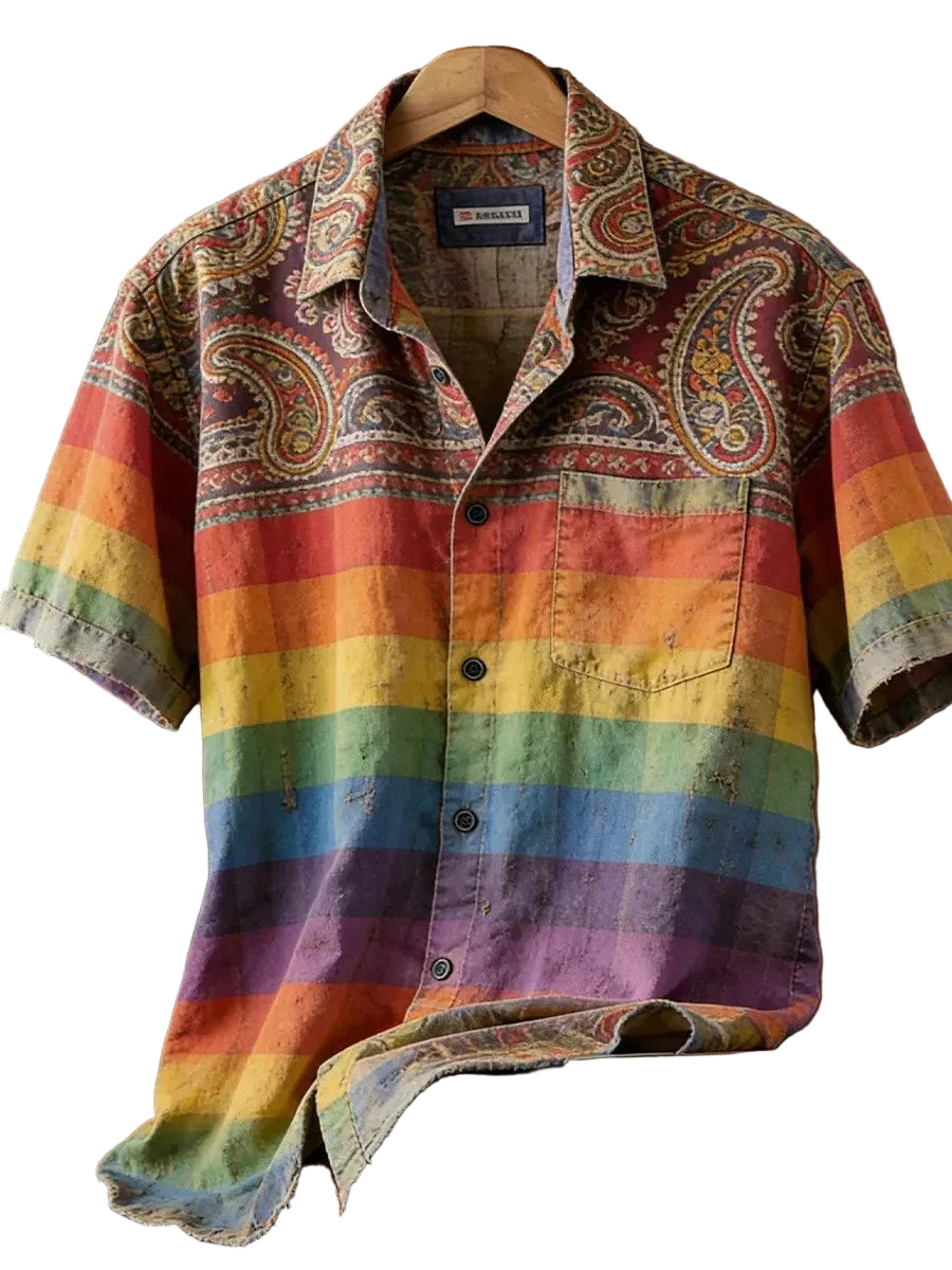 Pride Month Rainbow Art Hawaiian Shirt Authentic LGBTQ Support Clothes Gift For Lgbtq Ally