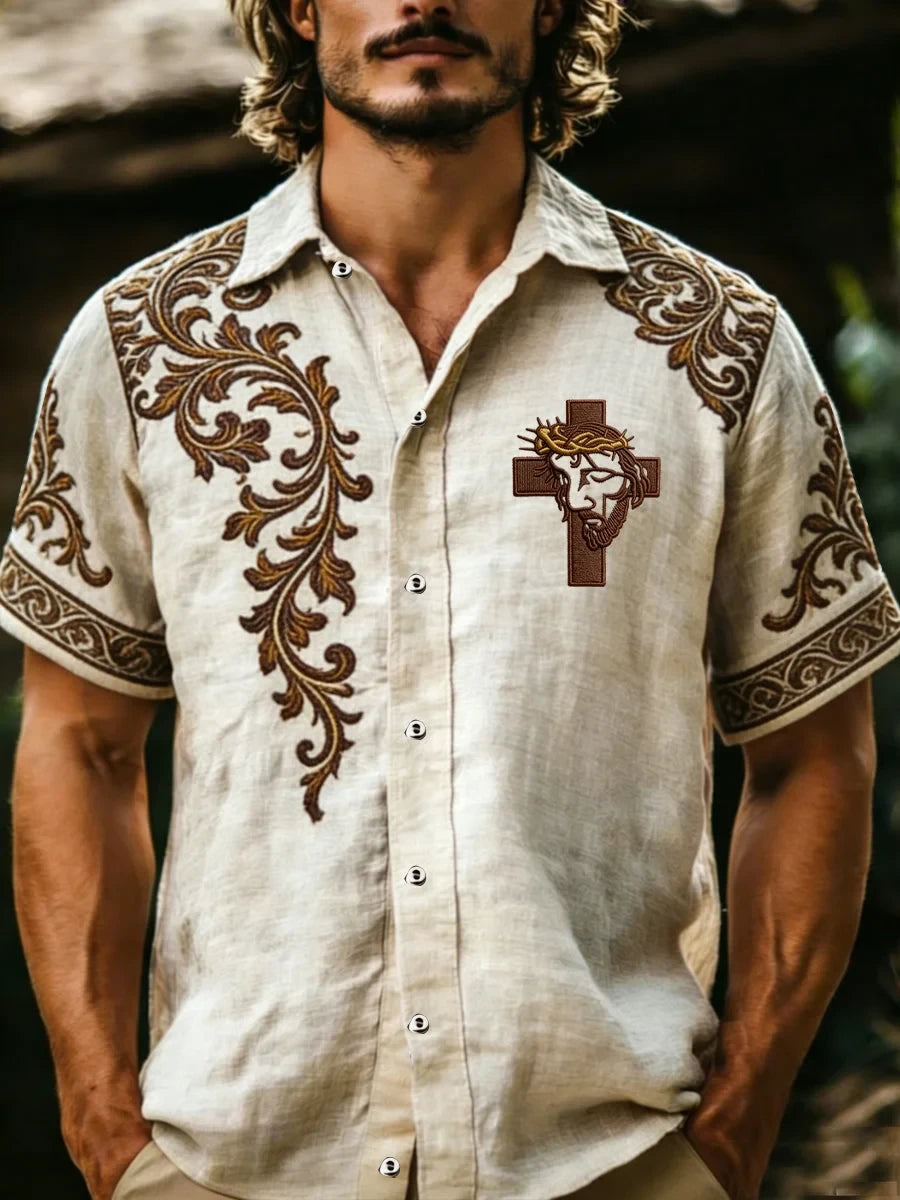 Jesus Faith Hawaiian Shirt Christian Faith Clothing Religious Gift Ideas