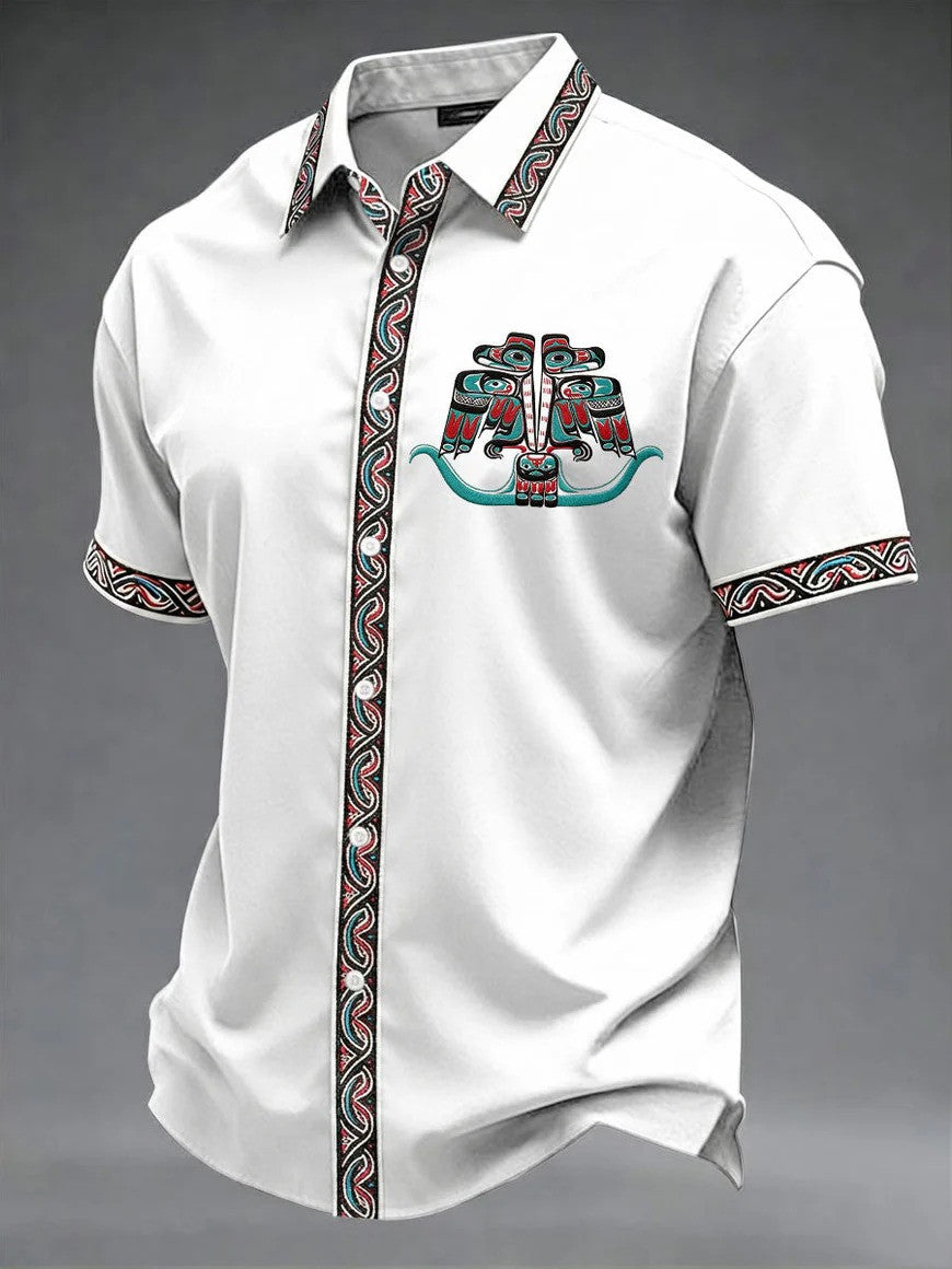 Indigenous Frog Hawaiian Shirt Northwest Coast Indigenous Merch Gift For Aboriginal