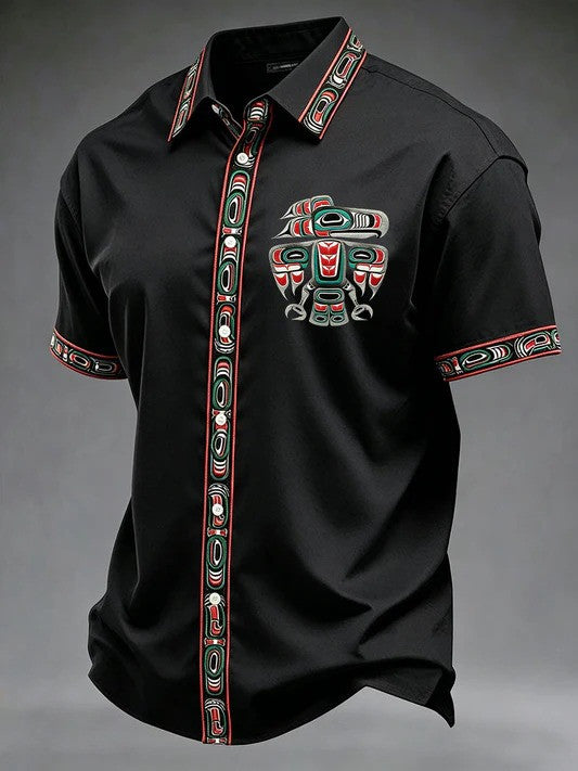 Canadian Indigenous Day Tlingit Haida Eagle Hawaiian Shirt Indigenous Day Clothing Gifts Idea