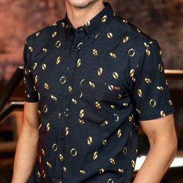 The Lord Of The Rings RSVLTS The One Ring Button Shirt Lord Of The Rings Merch Gifts For Him