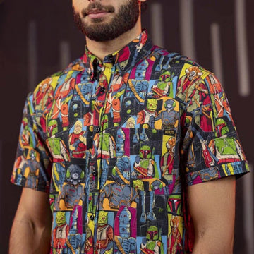 Star Wars RSVLTS Any Methods Necessary Button Shirt Star Wars Merch Gifts For Boyfriend