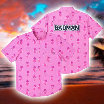 Dragon Ball Z RSVLTS Vegeta Badman Button Shirt Dragon Ball Z X RSVLTS Merch Gift For Your Brother