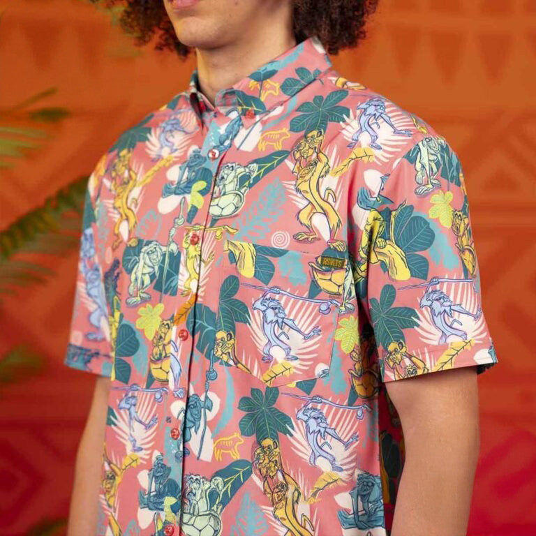 Disney’s The Lion King RSVLTS Peak Rafiki Hawaiian Shirt Disney Merch Gifts For Teens
