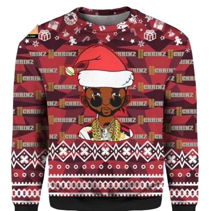 2 Chainz Santa 3D Print Ugly Christmas Sweater ? Usalast