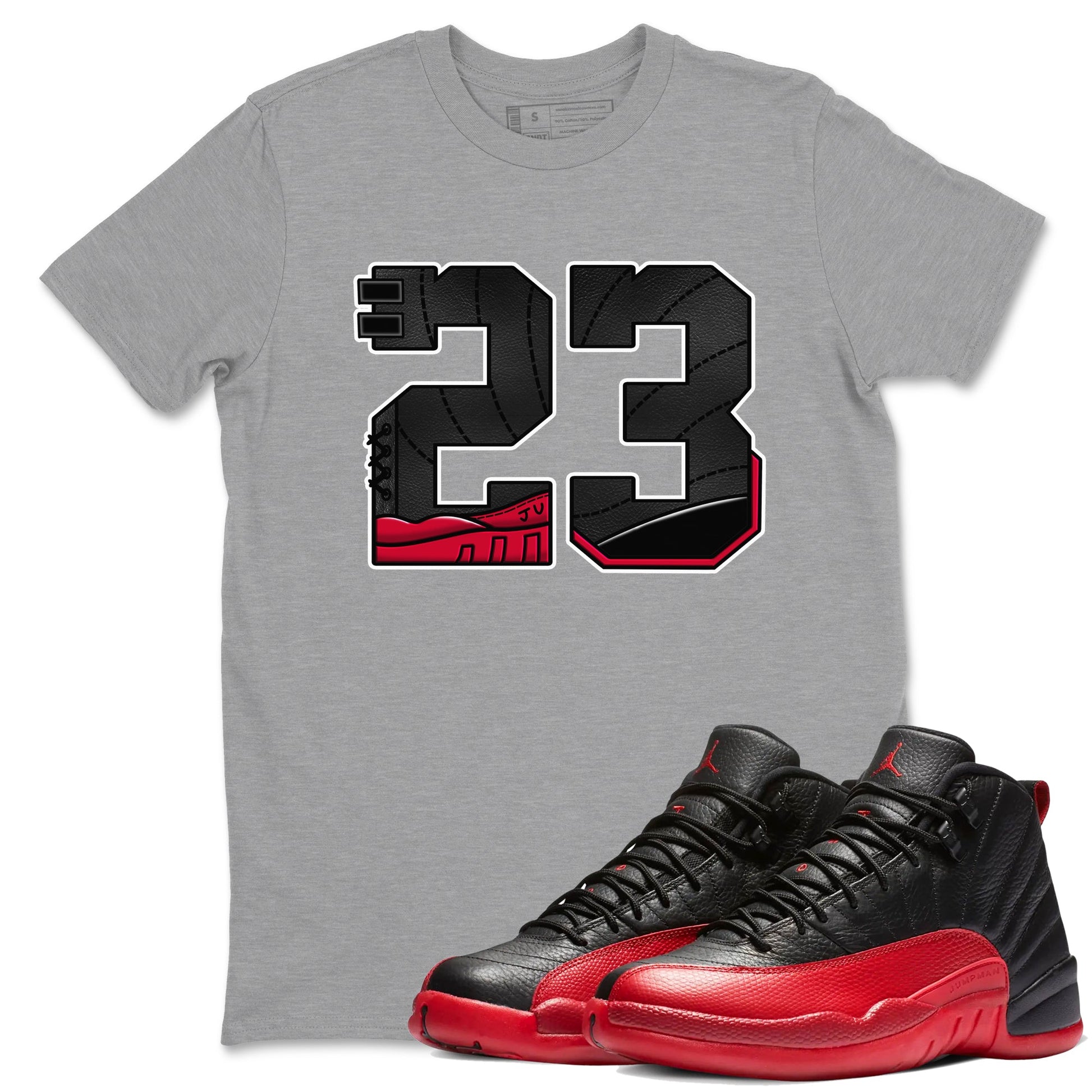 23 Sneaker Tees - Air Jordan 12 Flu Game