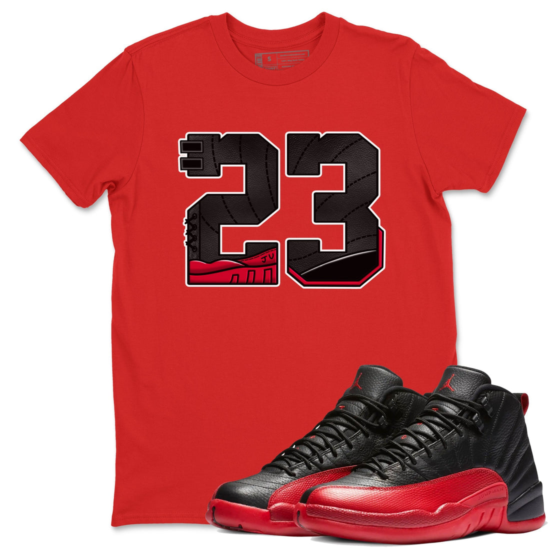 23 Sneaker Tees - Air Jordan 12 Flu Game
