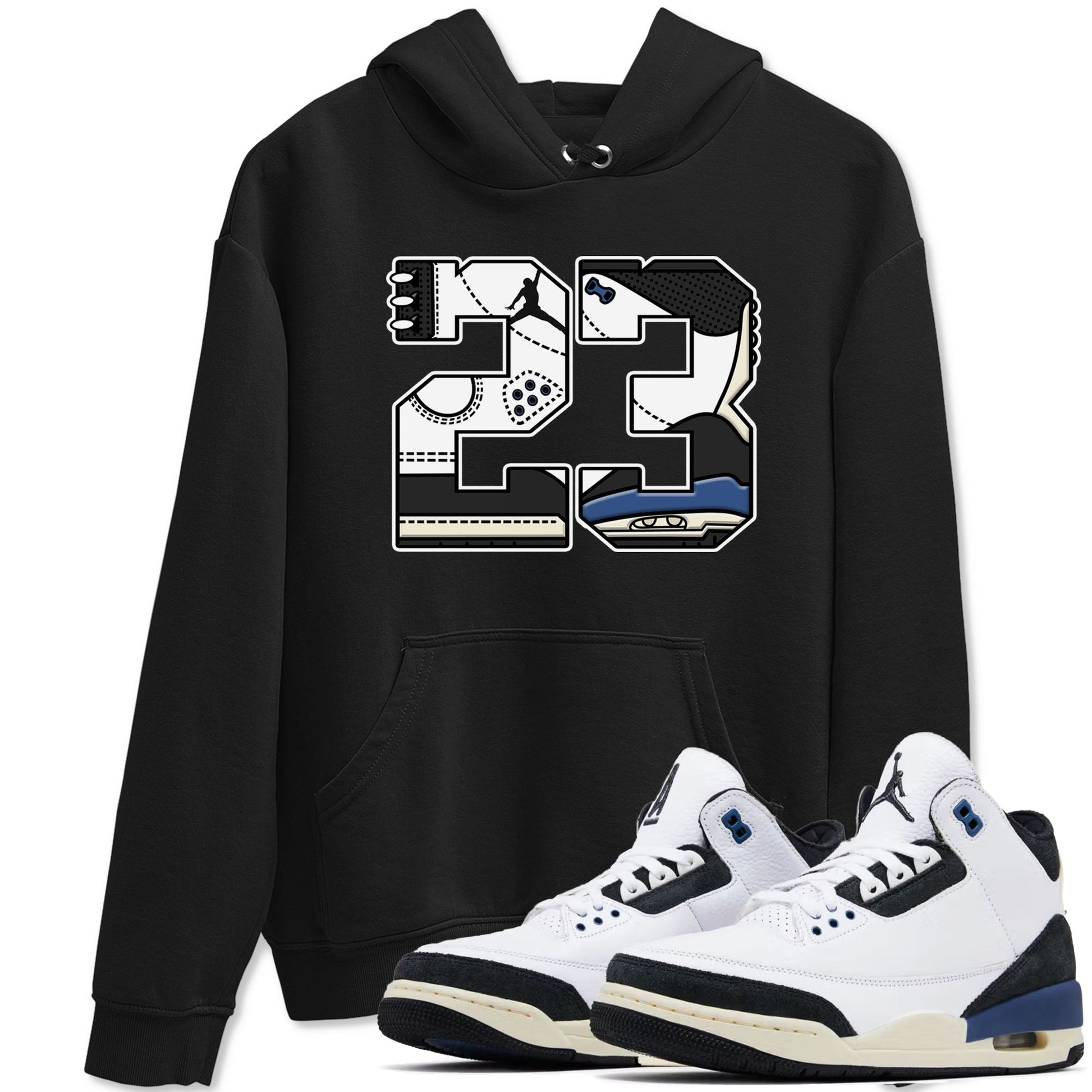 23 Sneaker Tees - Air Jordan 3 A Ma Maniere x Diffused Blue