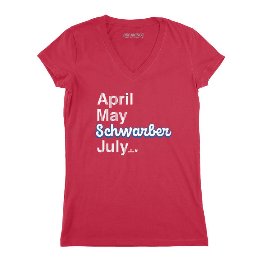 Kyle Schwarber: April May Schwarber July