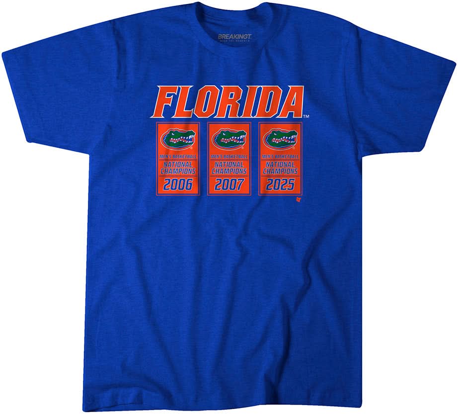 Florida Basketball: 2025 NCAA Champions Banners