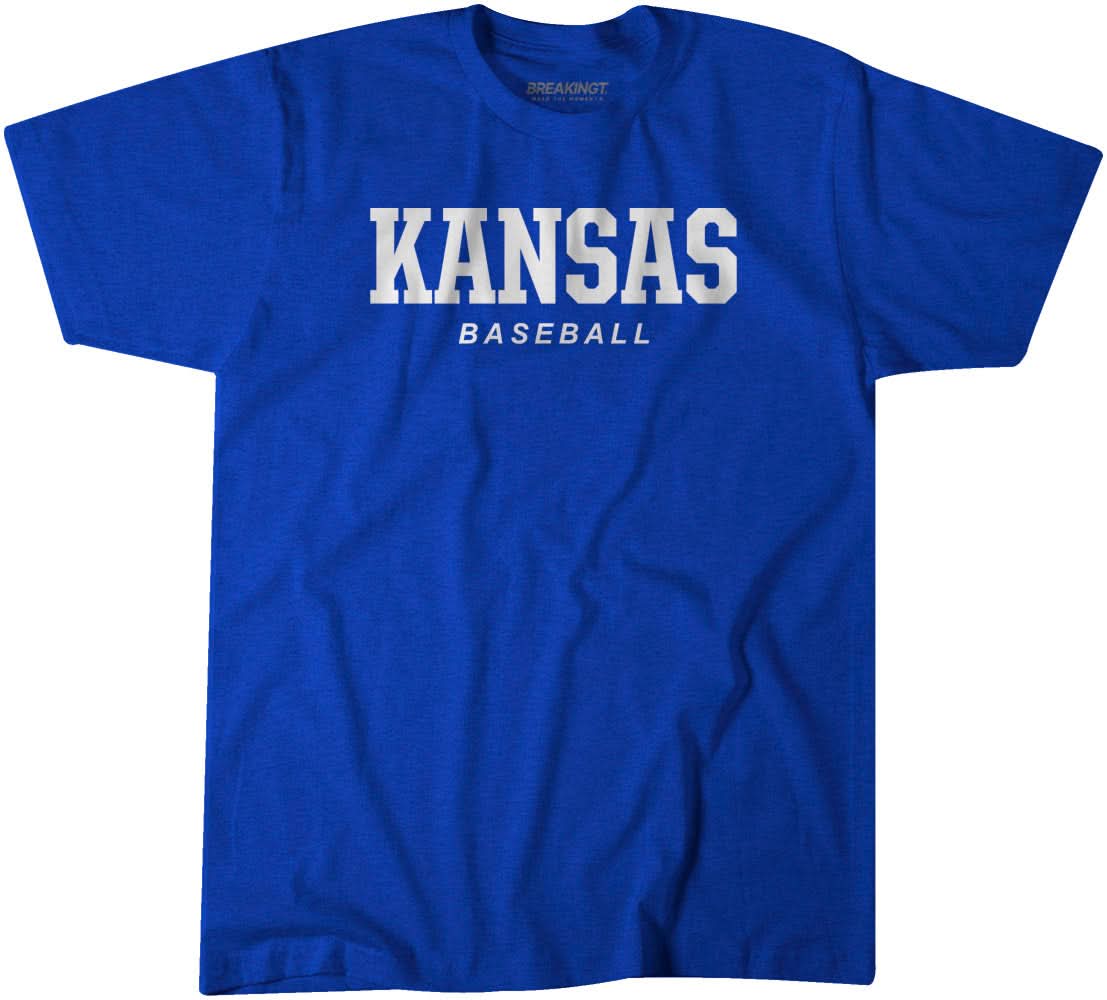 Kansas Baseball: Logo Stack- Allenshoesaccessories