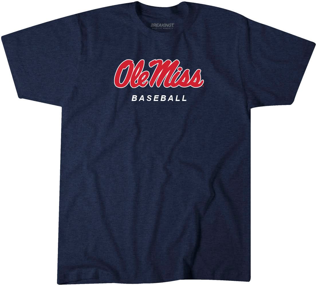 Ole Miss Baseball: Logo Stack- Allenshoesaccessories
