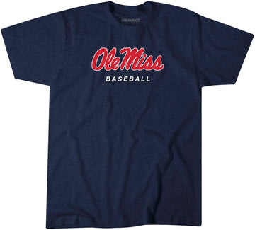 Ole Miss Baseball: Logo Stack- Allenshoesaccessories