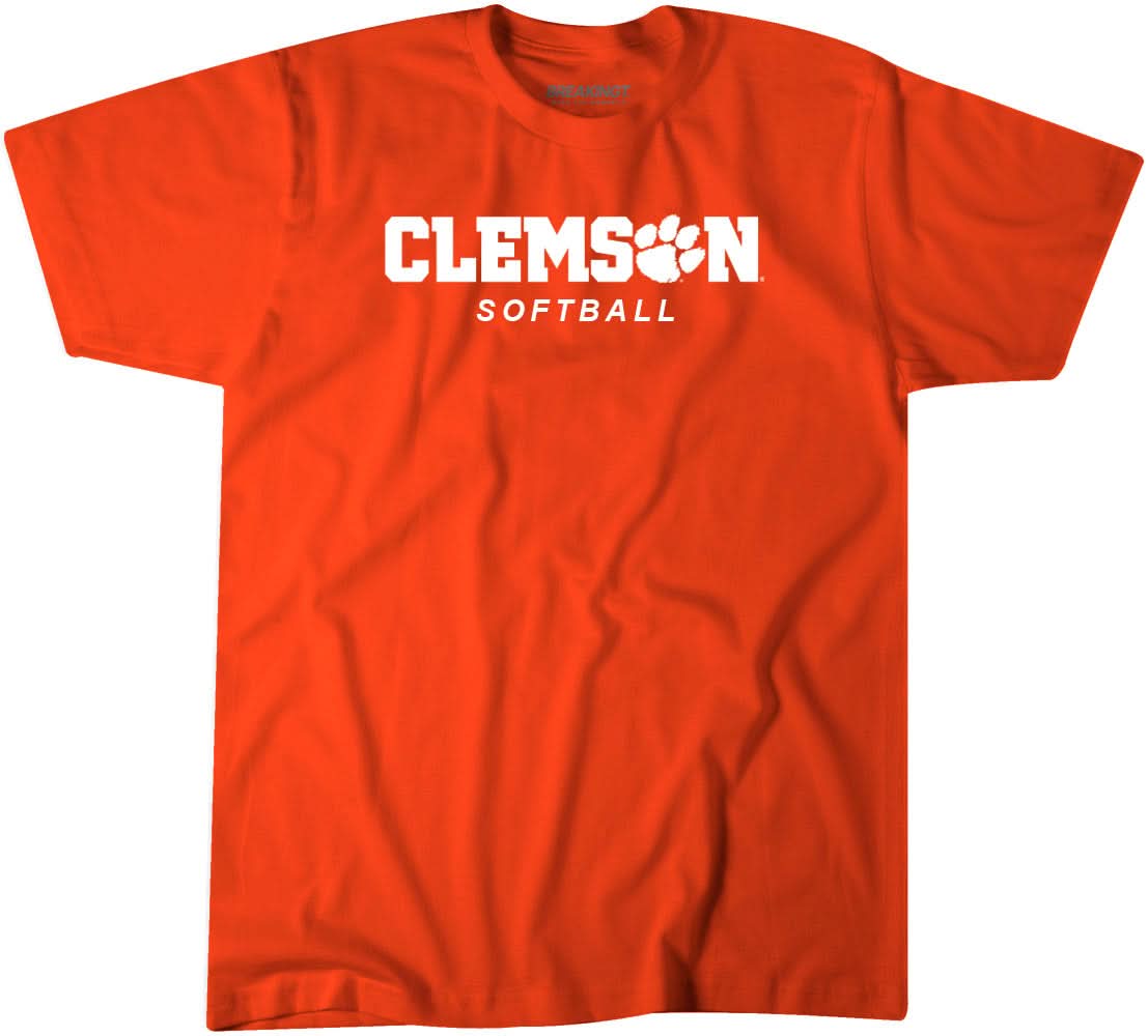 Clemson Softball: Logo Stack- Allenshoesaccessories