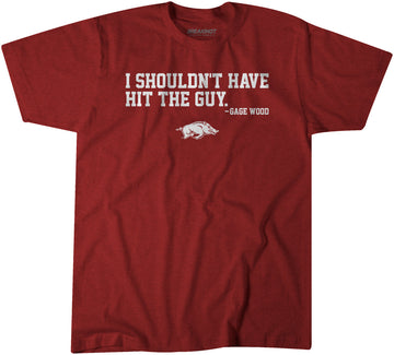 Arkansas Baseball: Gage Wood I Shouldn't Have Hit the Guy