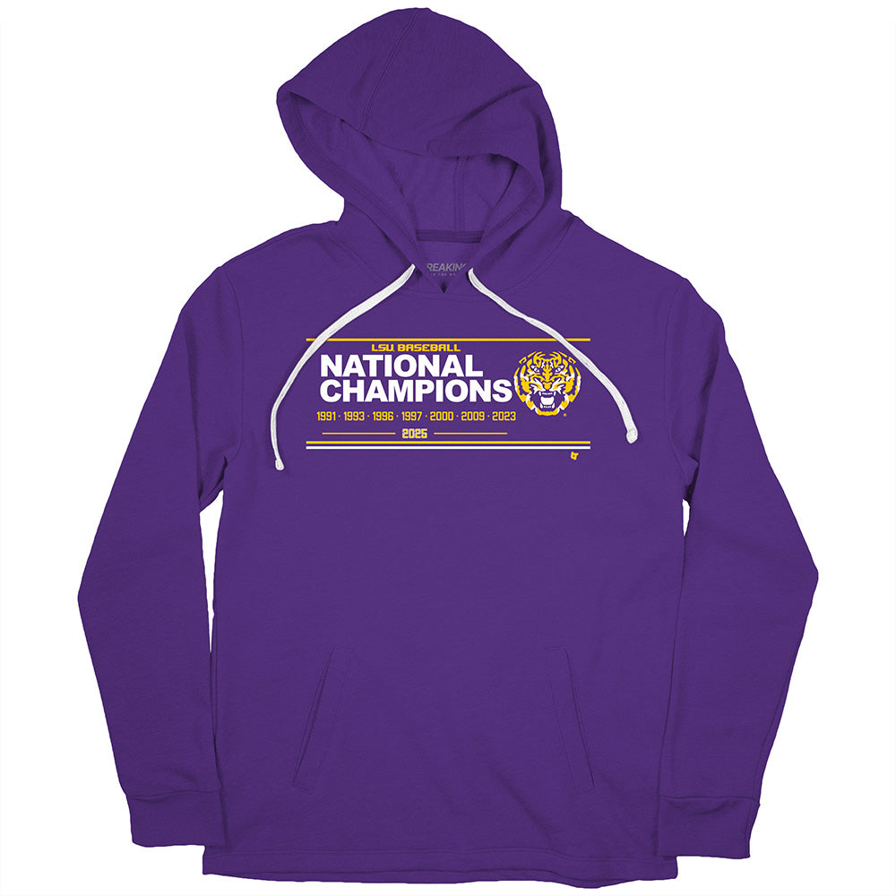 LSU Baseball: 8x National Champions Sign