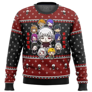 Tokyo Ghoul Sprites Ugly Christmas Sweater