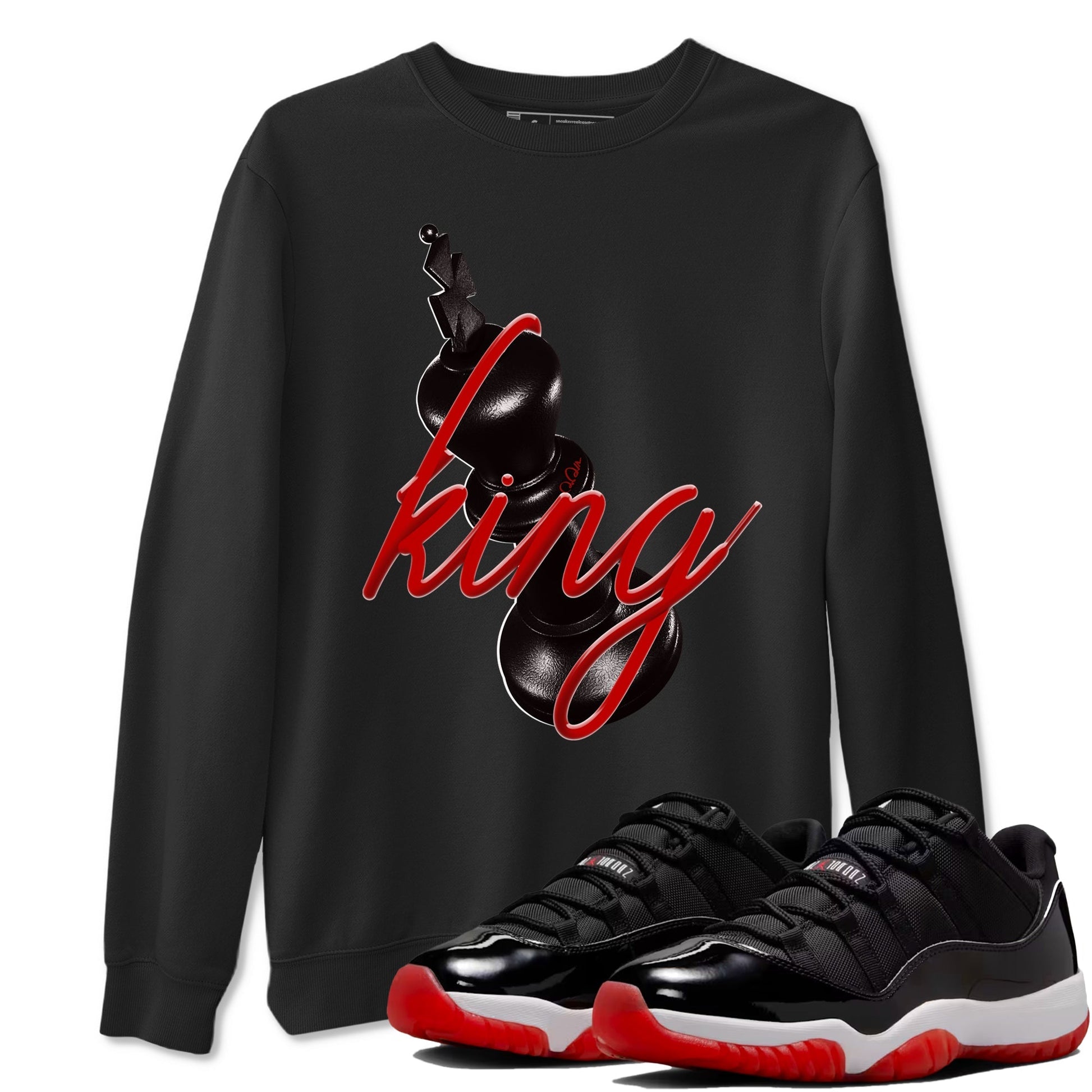 3d King Sneaker Tees - Air Jordan 11 Bred
