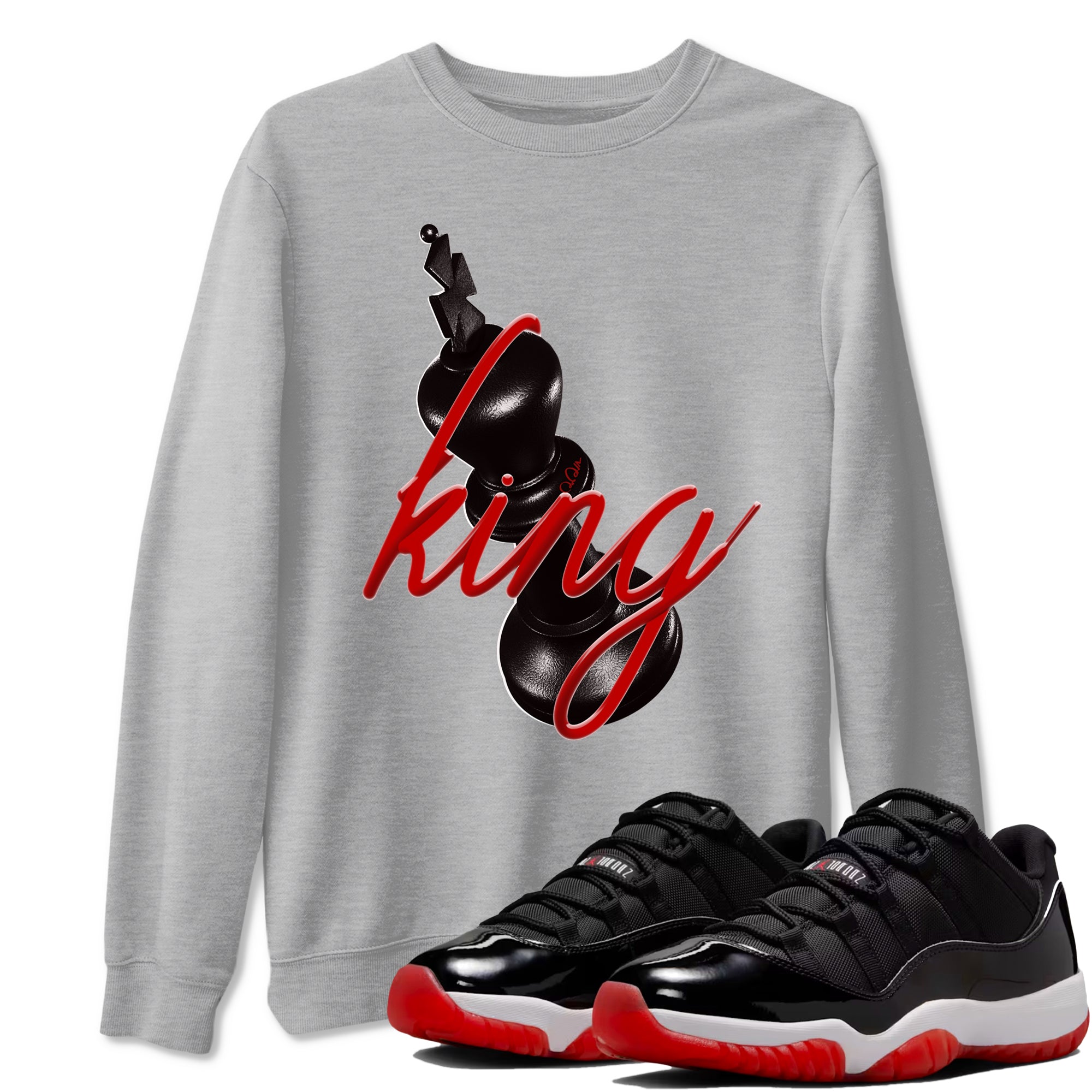 3d King Sneaker Tees - Air Jordan 11 Bred