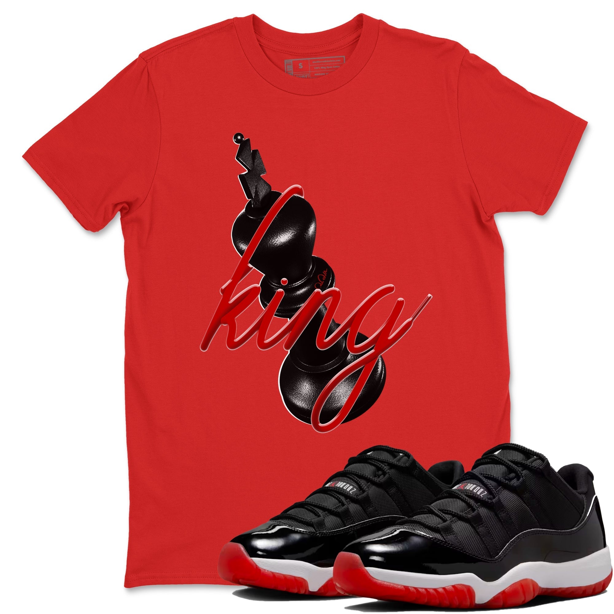 3d King Sneaker Tees - Air Jordan 11 Bred