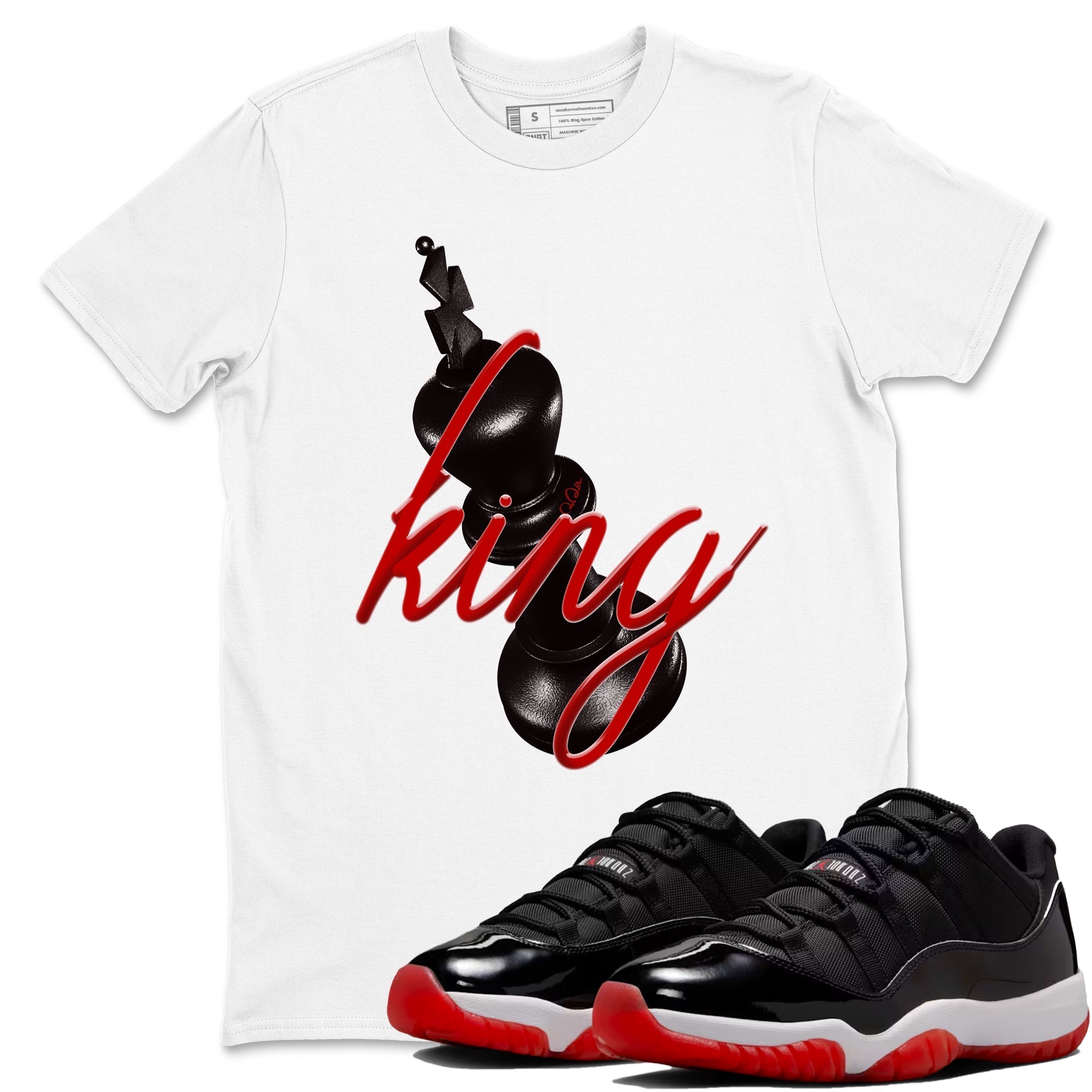 3d King Sneaker Tees - Air Jordan 11 Bred