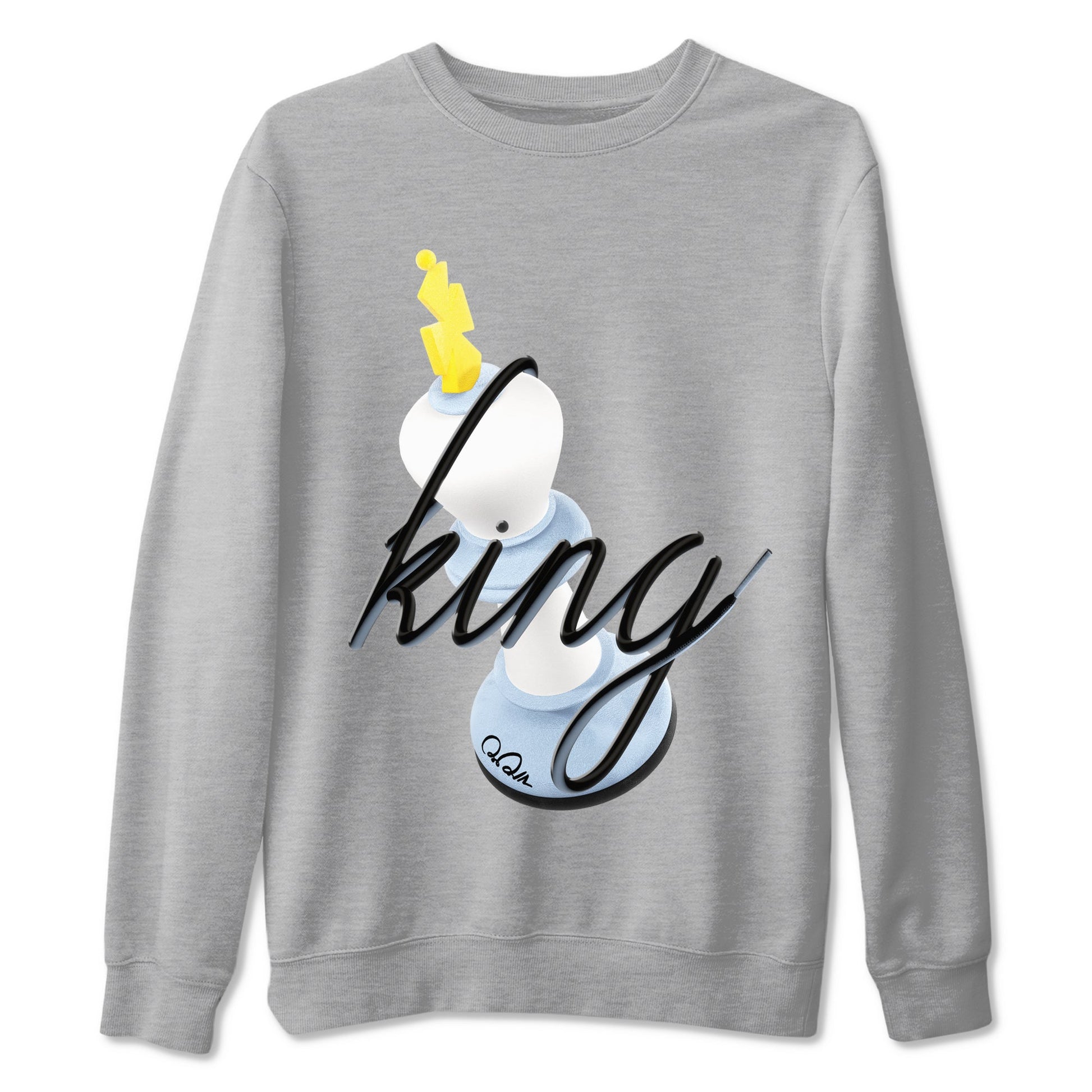 3D King Sneaker Tees - Air Jordan 13 Blue Grey