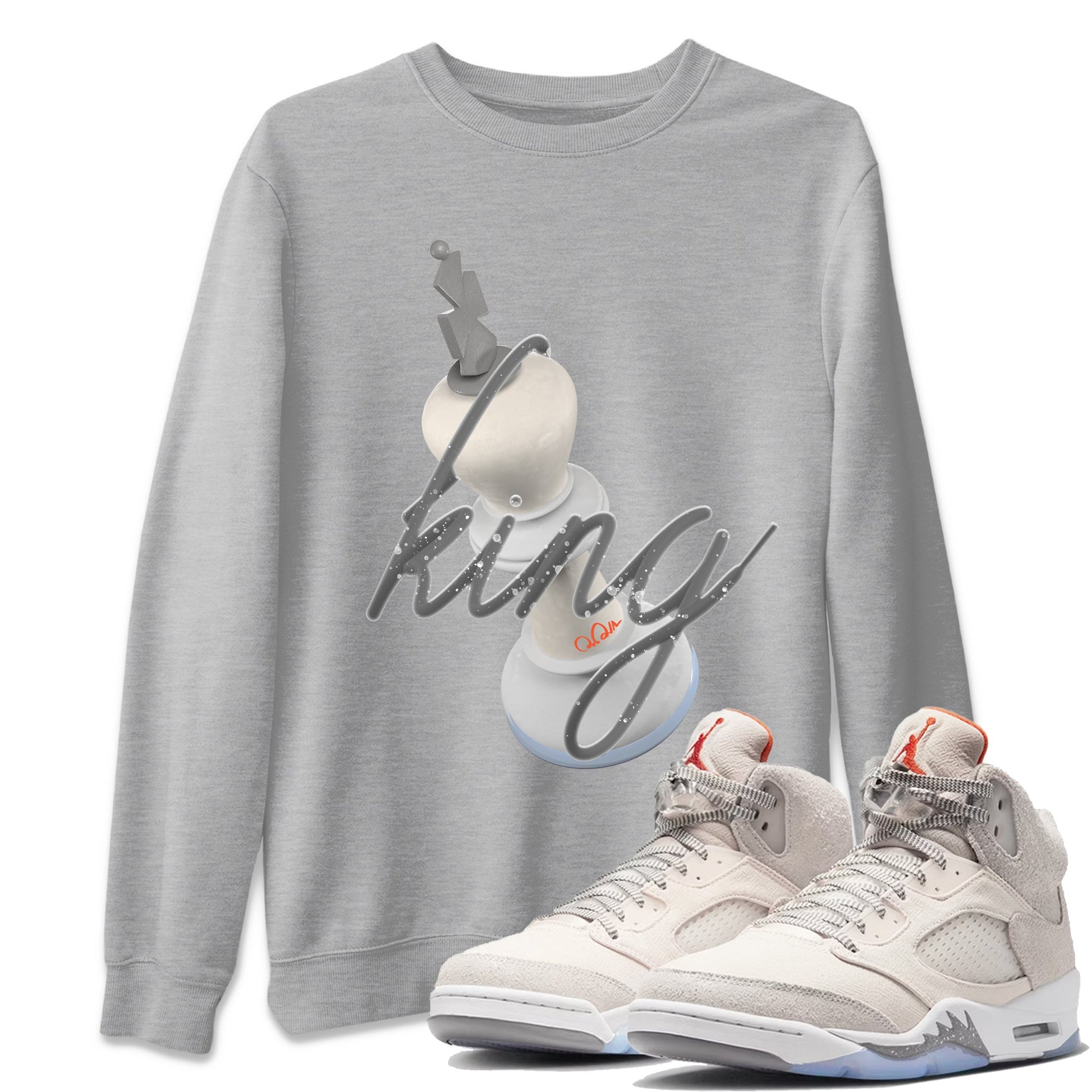 3D King Unisex Tops - Air Jordan 5 Craft