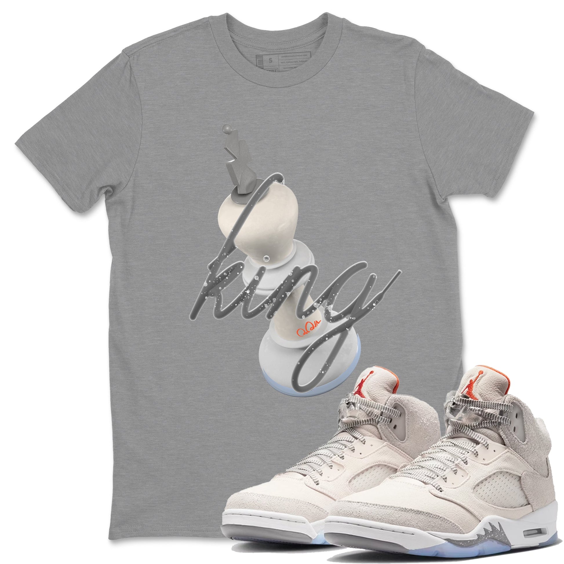 3D King Unisex Tops - Air Jordan 5 Craft