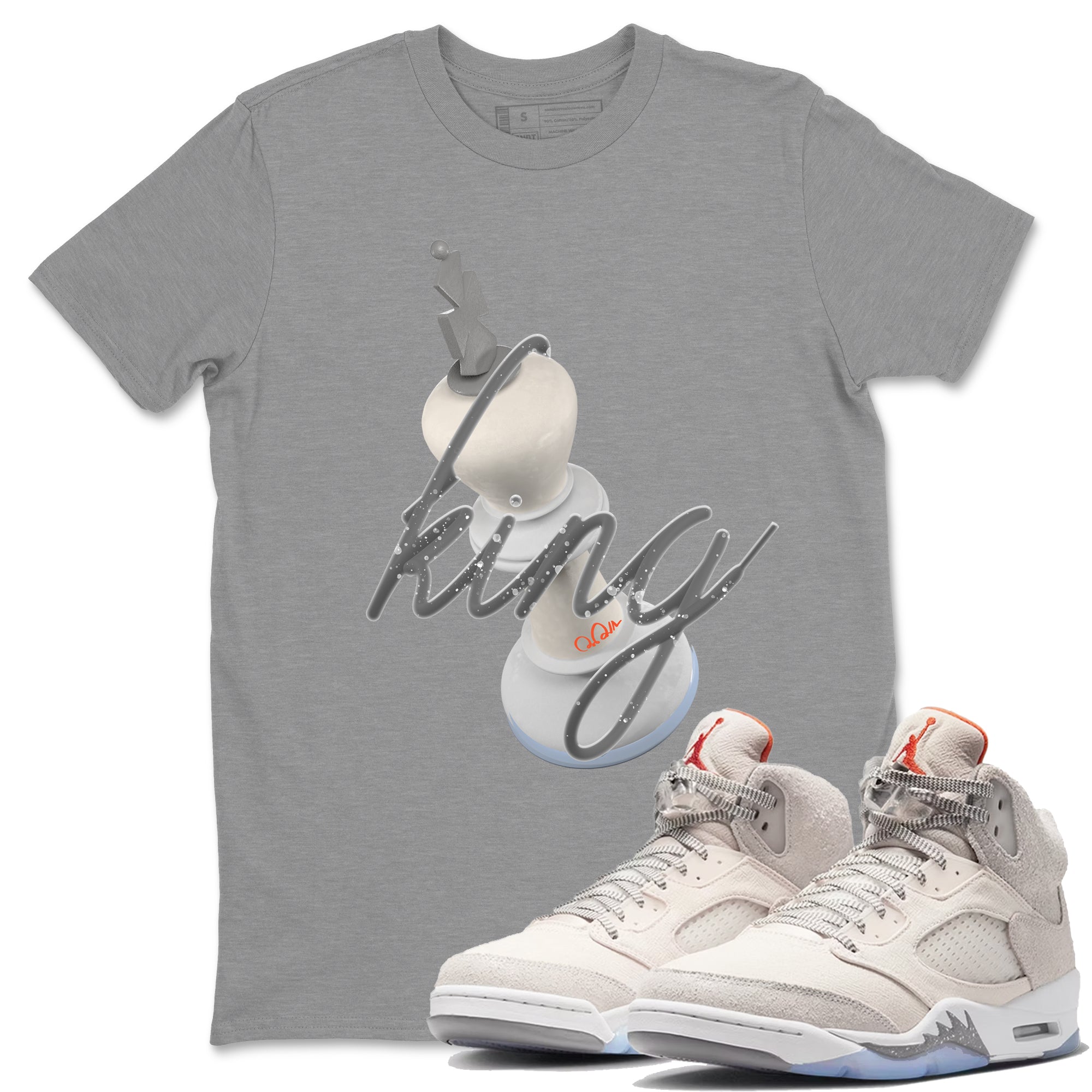 3D King Unisex Tops - Air Jordan 5 Craft
