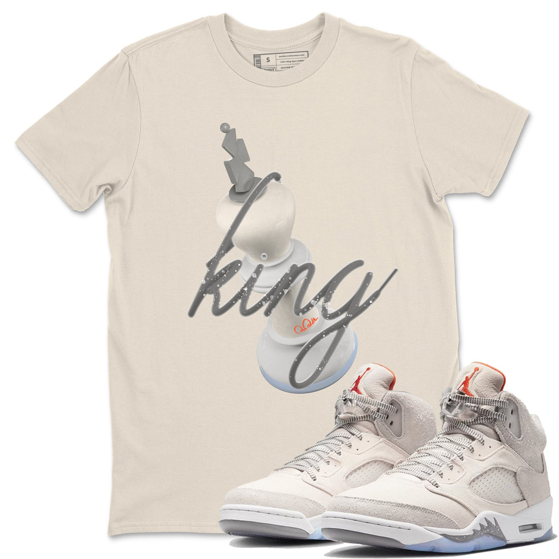3D King Unisex Tops - Air Jordan 5 Craft