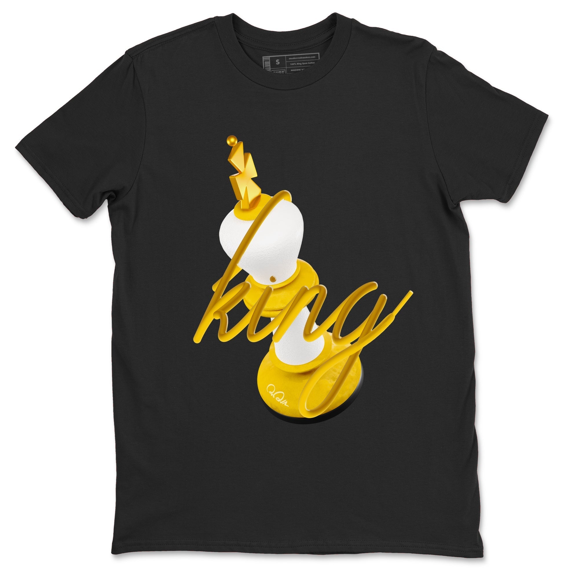 3D King Sneaker Tee - Air Jordan 6 Yellow Ochre