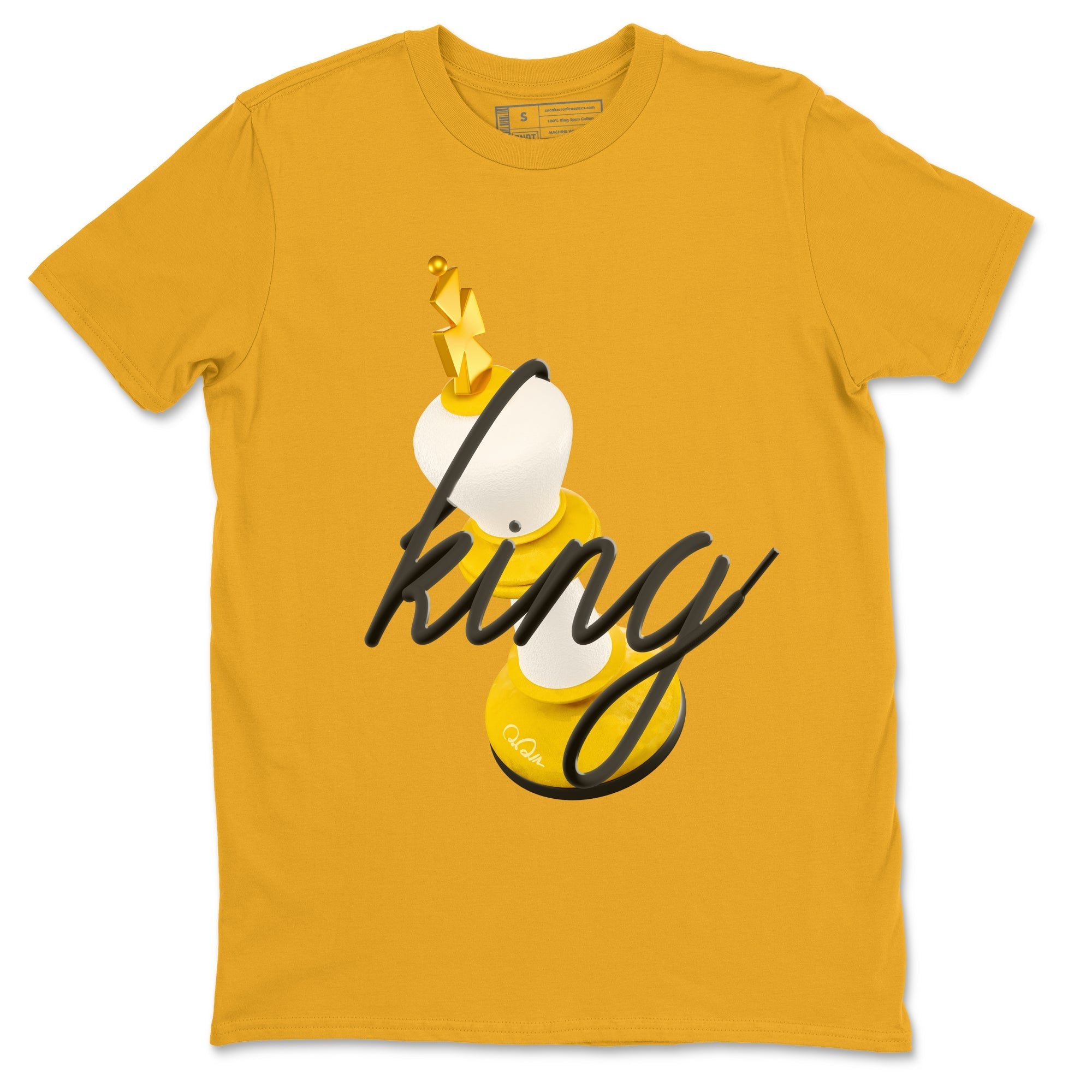 3D King Sneaker Tee - Air Jordan 6 Yellow Ochre