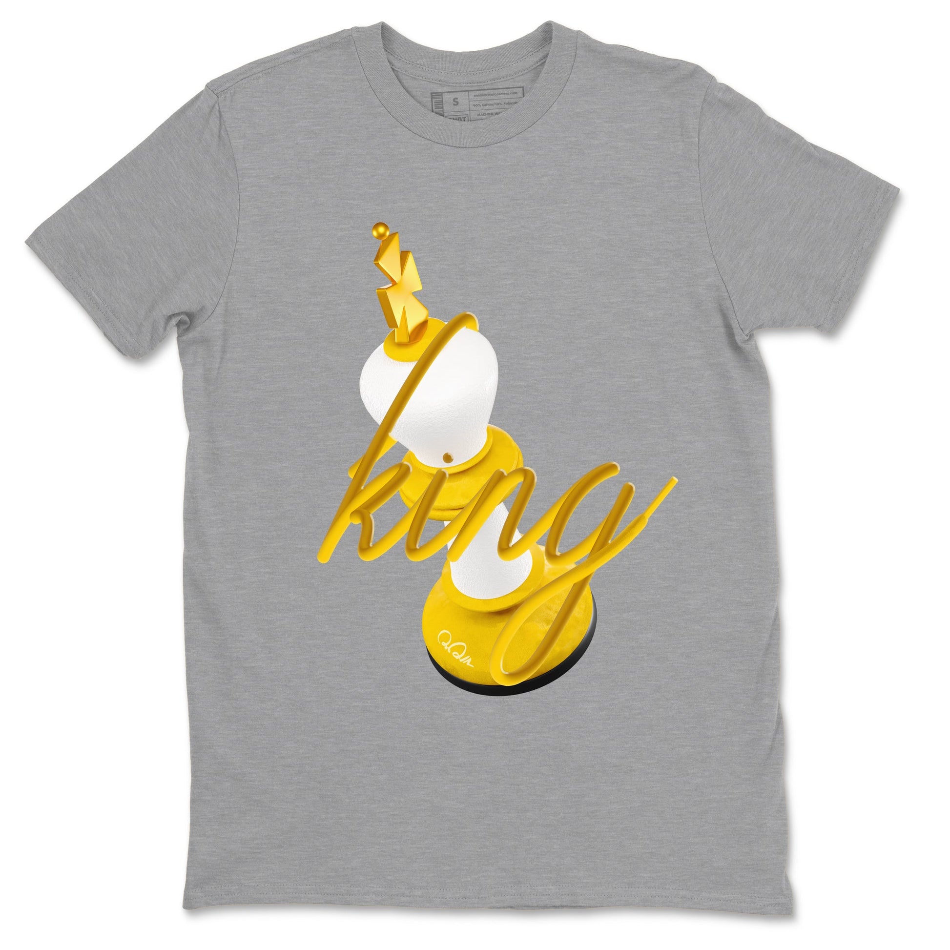 3D King Sneaker Tee - Air Jordan 6 Yellow Ochre