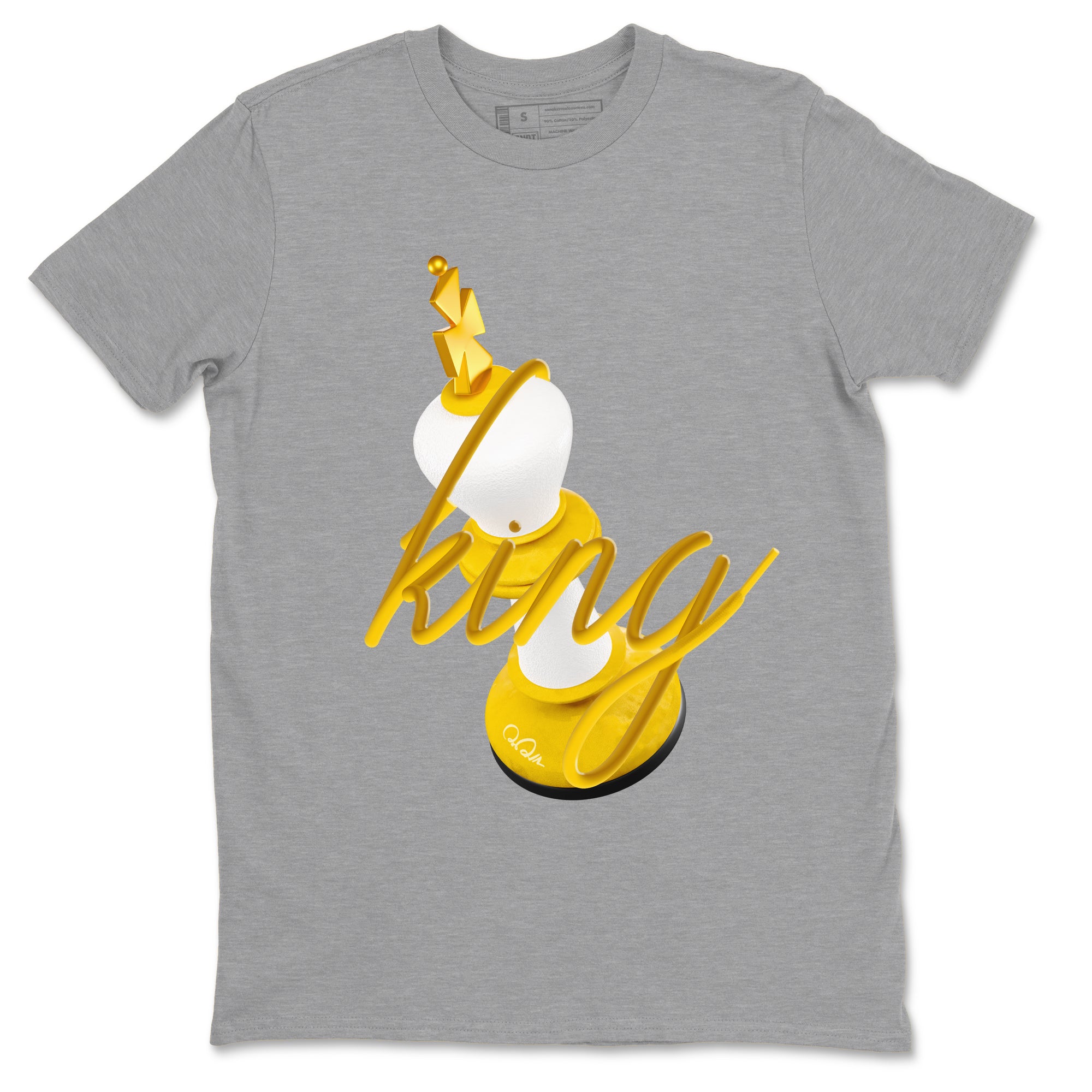 3D King Sneaker Tee - Air Jordan 6 Yellow Ochre