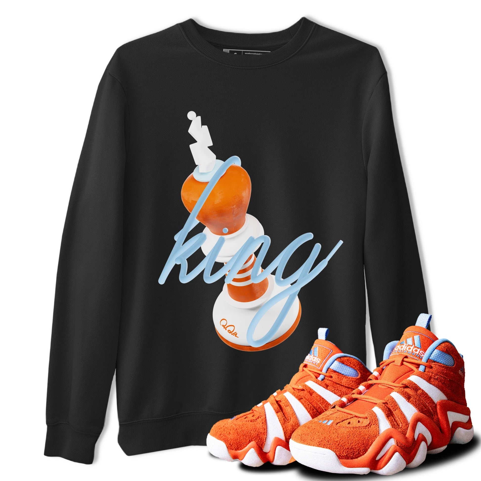 3D King Sneaker Tee - Crazy 8 Team Orange