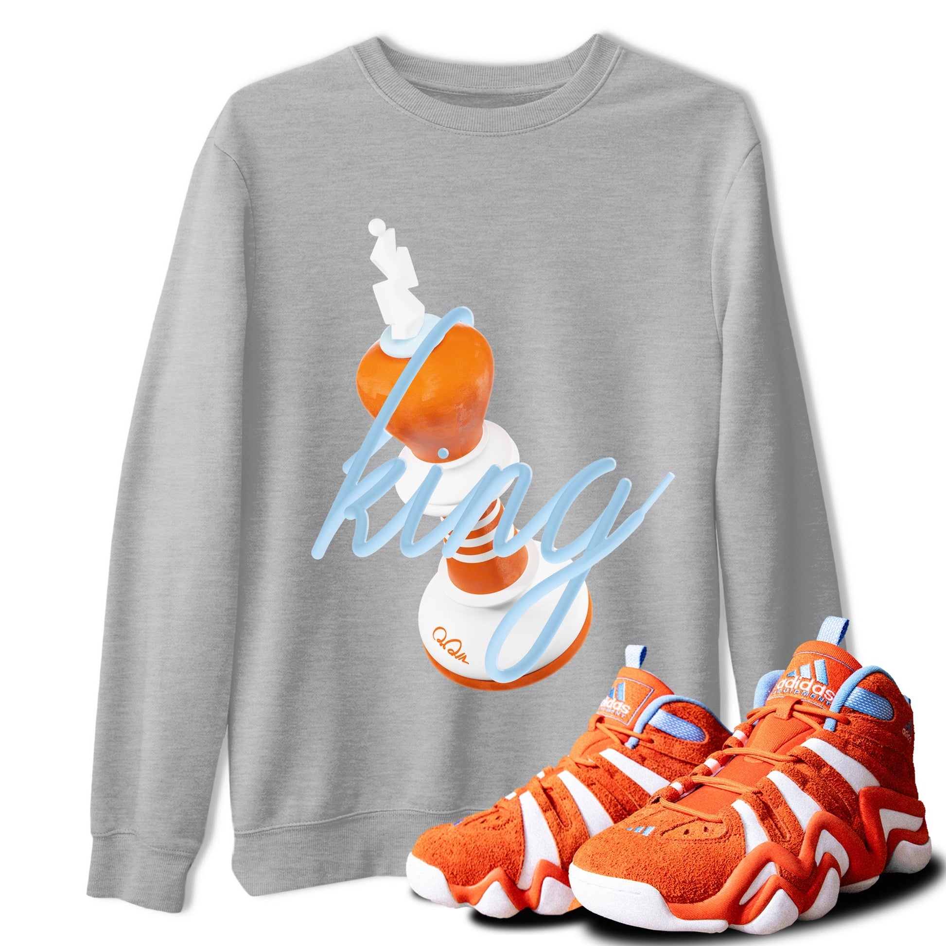 3D King Sneaker Tee - Crazy 8 Team Orange