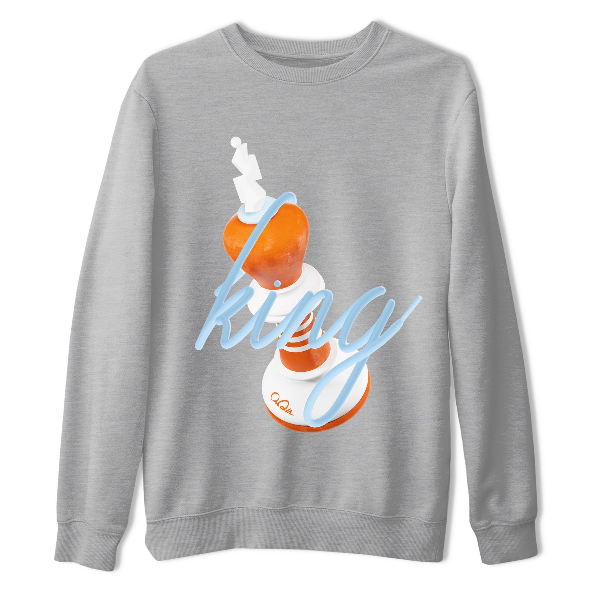 3D King Sneaker Tee - Crazy 8 Team Orange