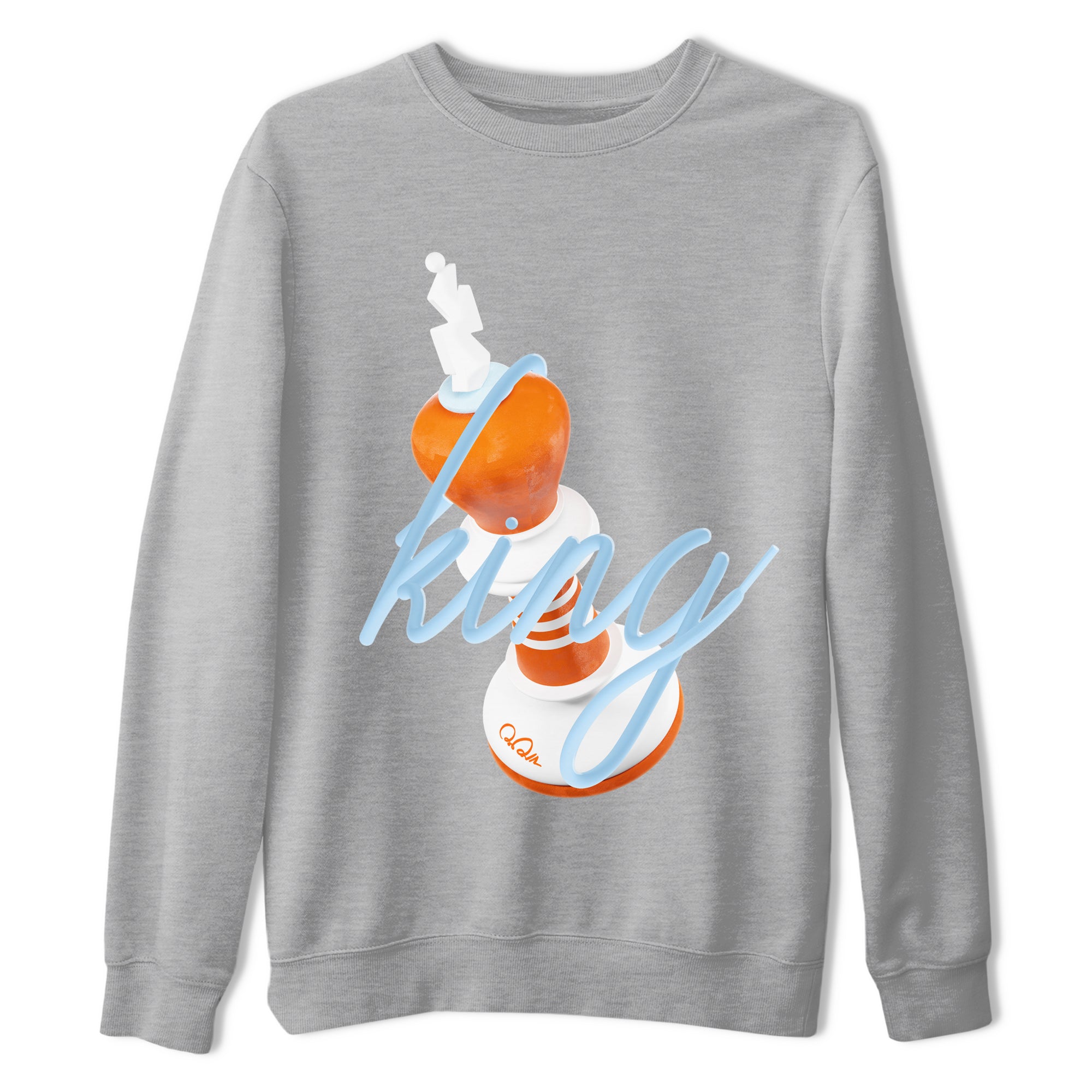 3D King Sneaker Tee - Crazy 8 Team Orange