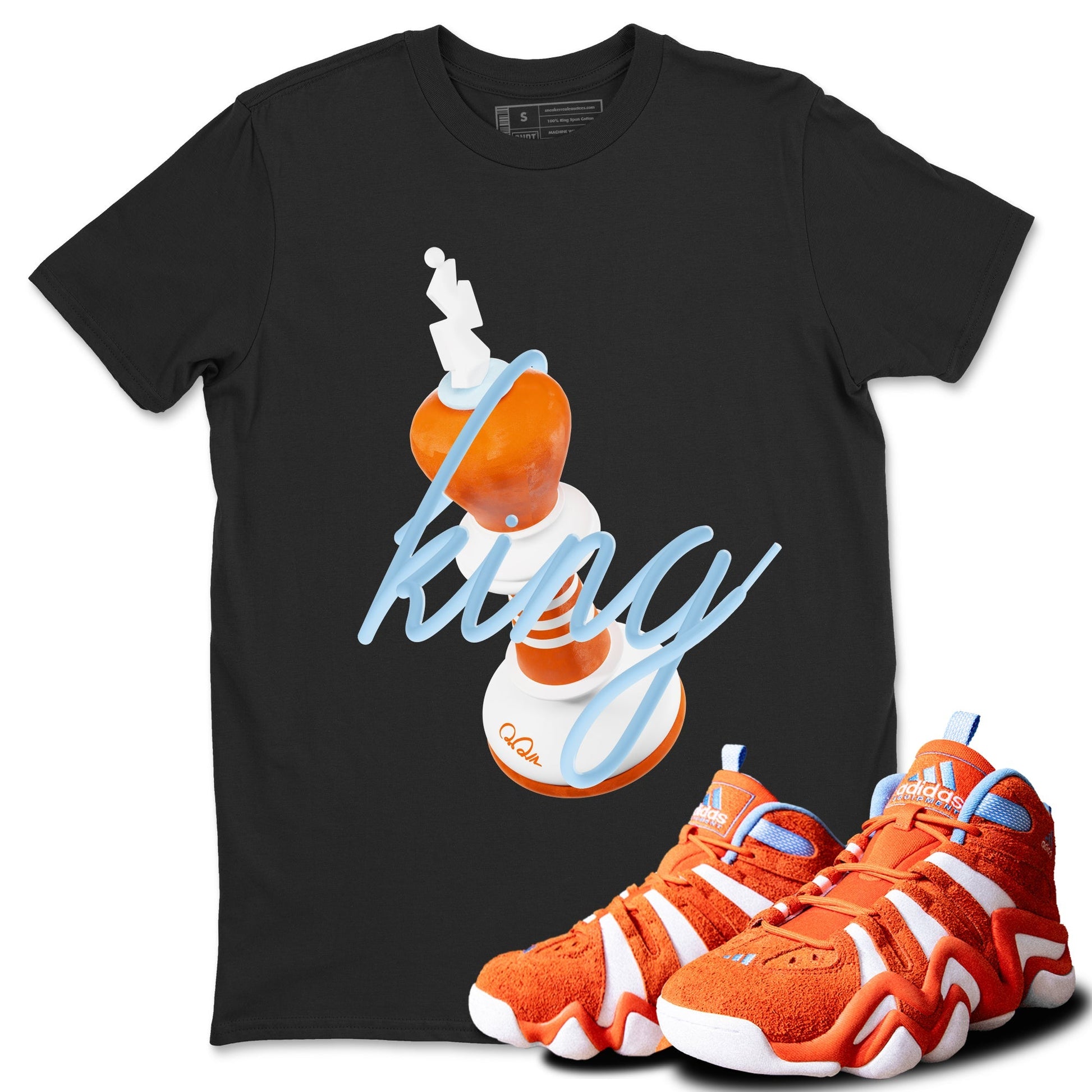 3D King Sneaker Tee - Crazy 8 Team Orange