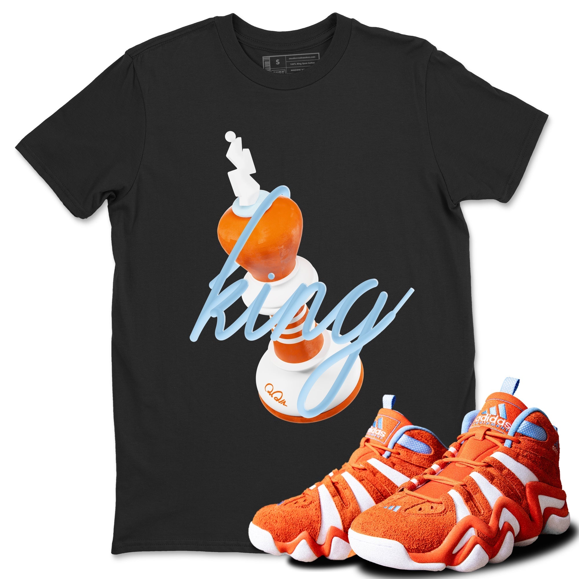 3D King Sneaker Tee - Crazy 8 Team Orange