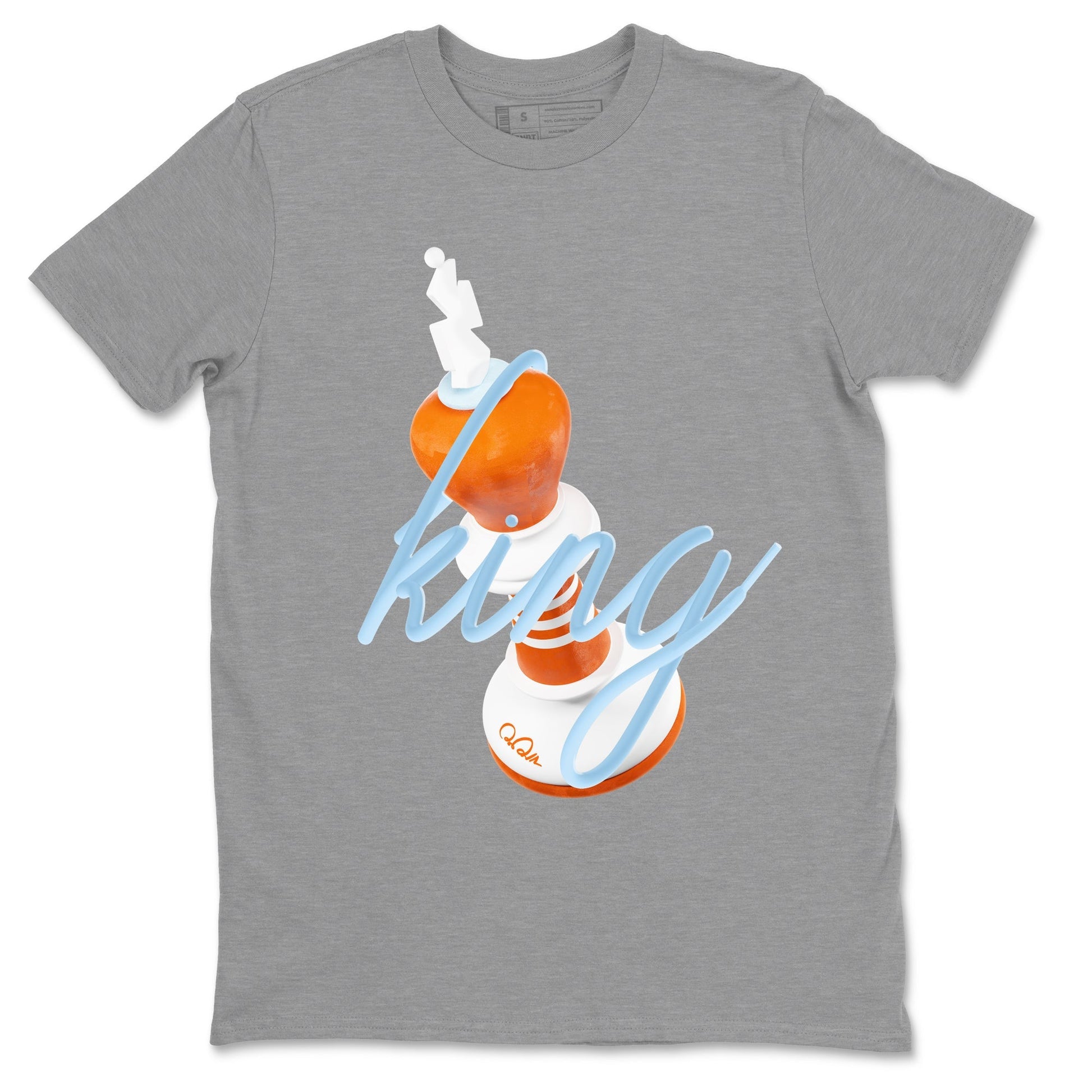 3D King Sneaker Tee - Crazy 8 Team Orange