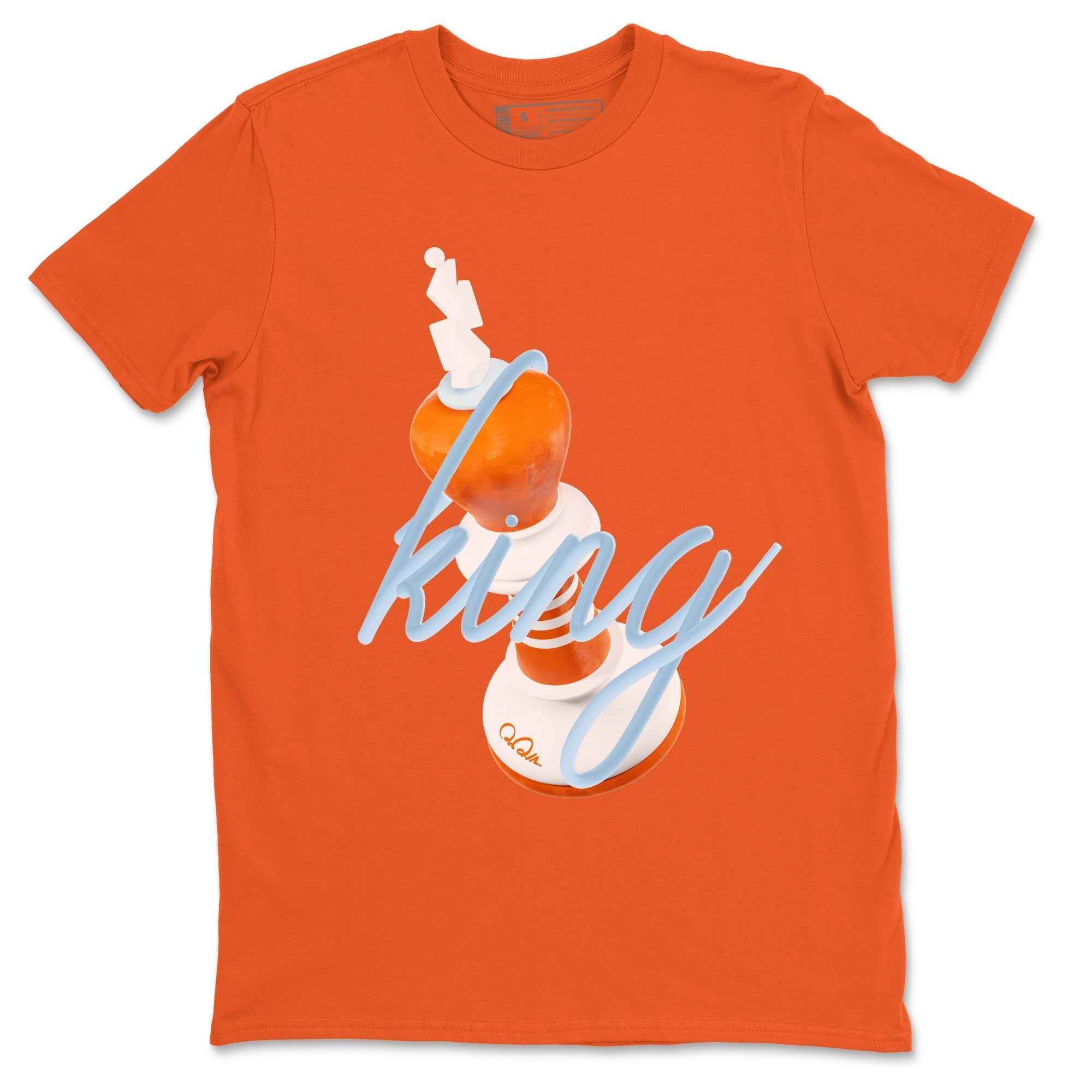 3D King Sneaker Tee - Crazy 8 Team Orange