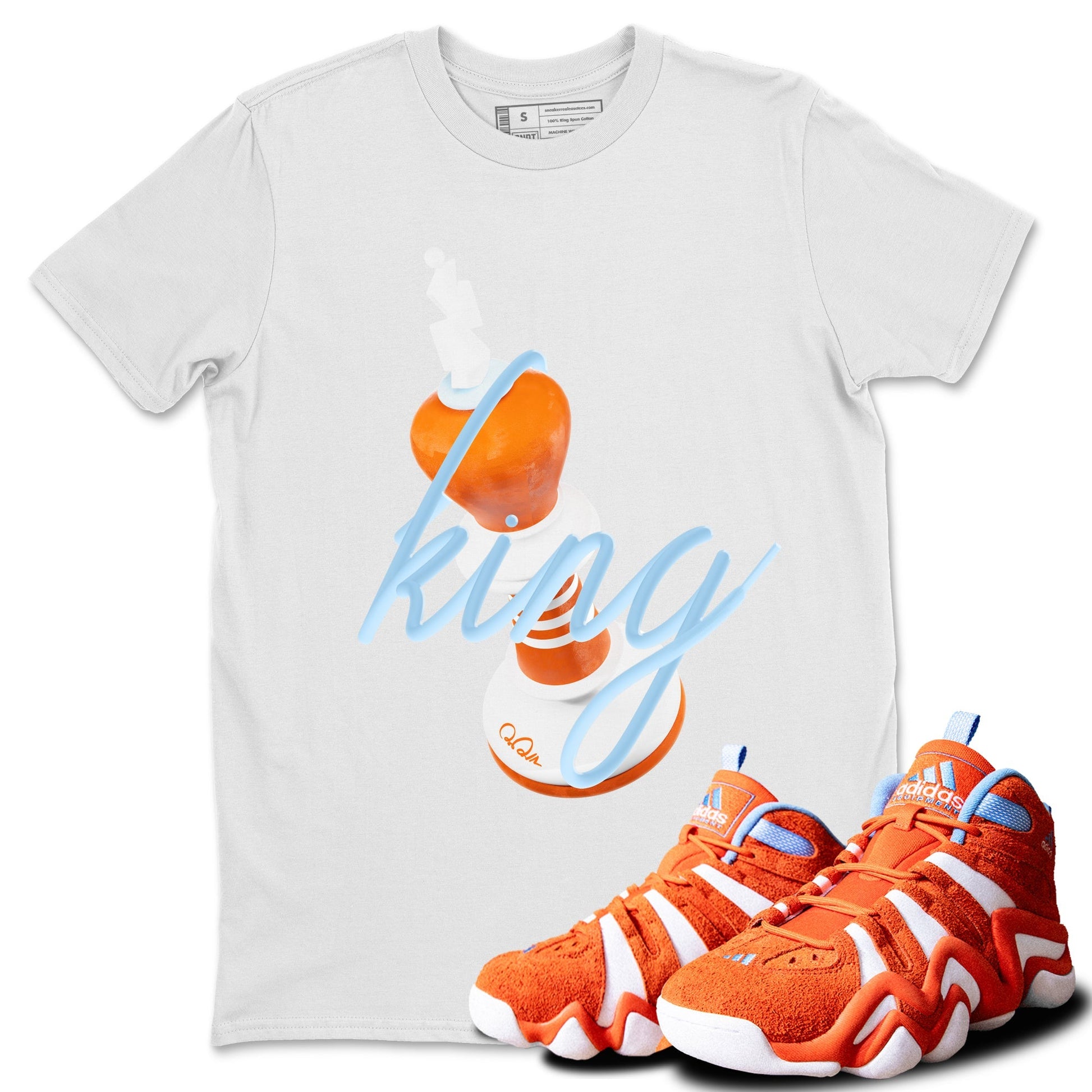 3D King Sneaker Tee - Crazy 8 Team Orange