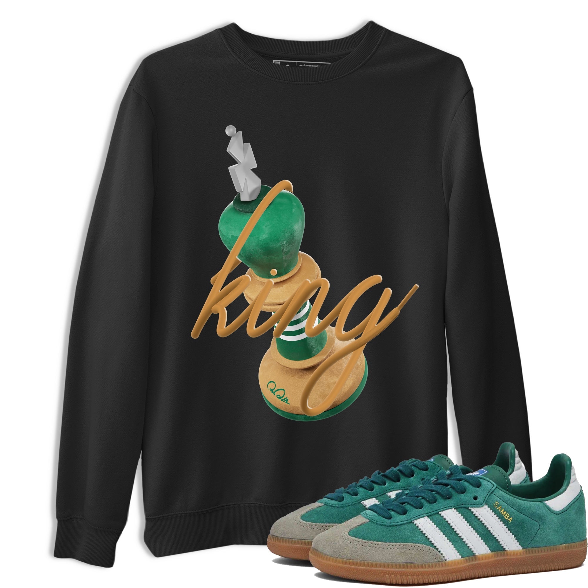 3D King Sneaker Tee - Samba Collegiate Green Gum