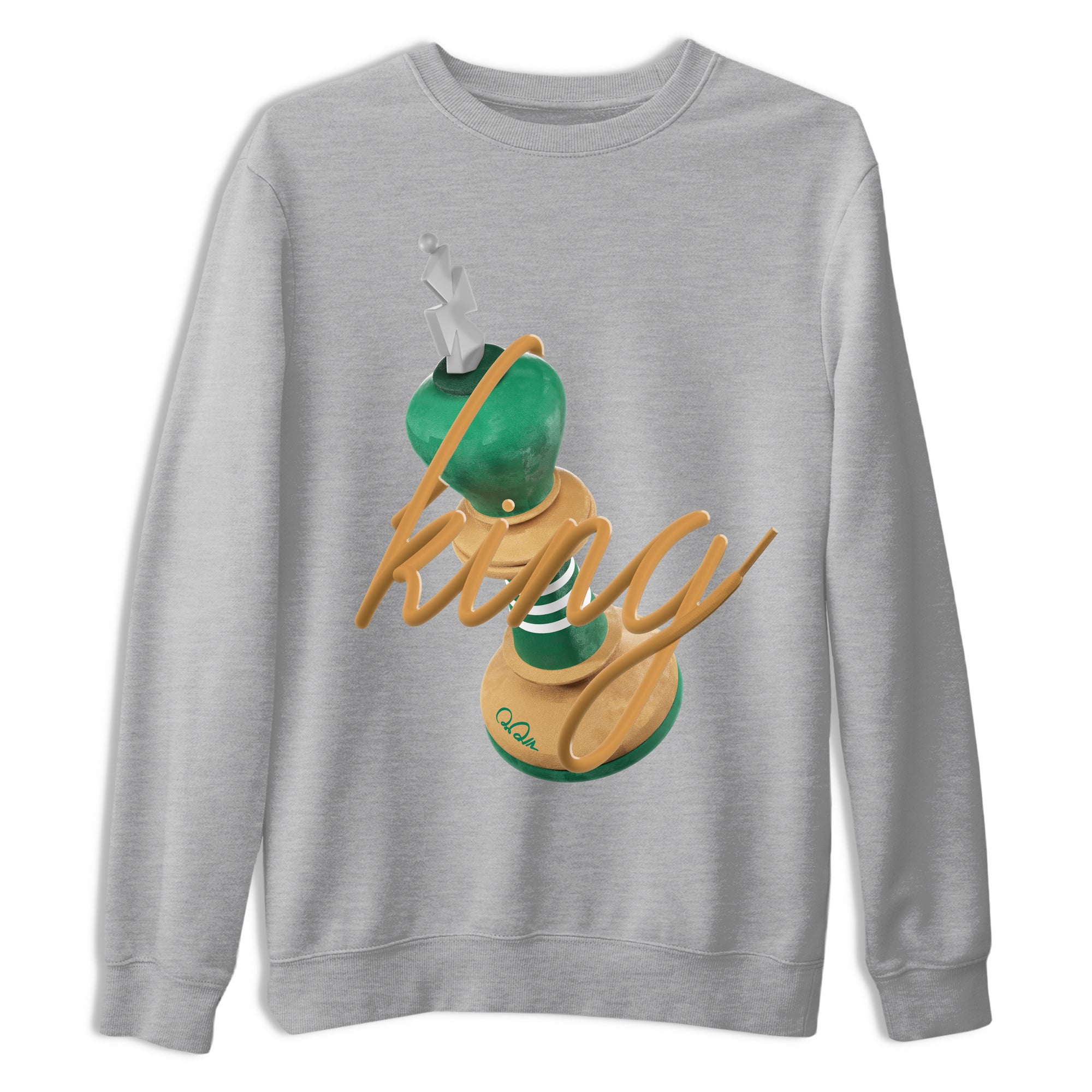 3D King Sneaker Tee - Samba Collegiate Green Gum